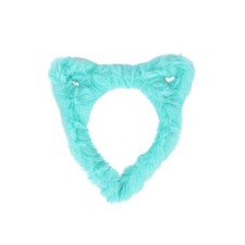 Fur Headband with Outline Cat Ears Mint