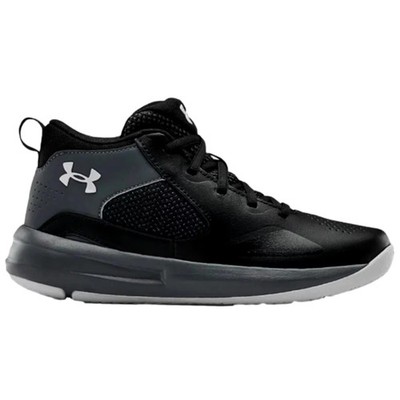 Under Armour Lockdown 5 Black / Grey 3023533-001 Grade-School Size 3.5Y Medium