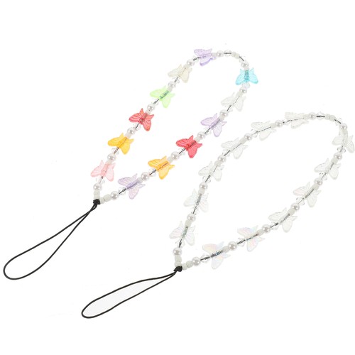 2 Pcs Handykettenverzierungen Handy-Charm-Riemen Handy-Anhänger-Armband - 第 3/12 張圖片