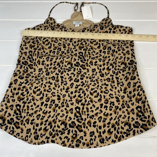 J. Crew Leopardenmuster Jakobsmuschelkante Tanktop Damengröße 0 - Bild 8 von 14