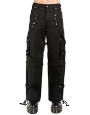 Fashion Gothic Black Men Baggy Bondage Cyberpunk Rock Shorts Pants Trousers