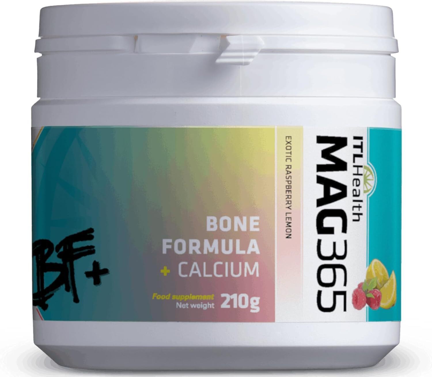 Magnesium Calcium Powder Raspberry Lemon 210g MAG365 D3 K2 Zinc Vegan - Image 4