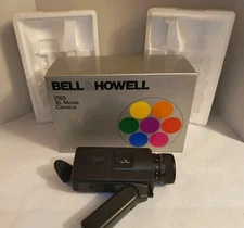 Vintage Bell & Howell 2103 XL Movie Camera 1978 with Box CLEAN UNTESTED
