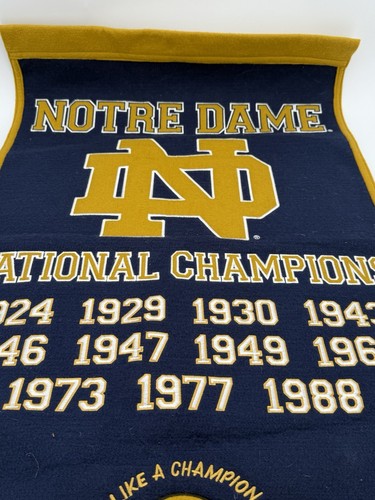 🌟Notre Dame Ncaa Championship 🌟24”X36” banner top quality - Bild 6 von 7