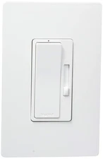 Legrand RH453PWPW 450W Rocker Dimmer, Single Pole/3-Way, White, Wall Plate