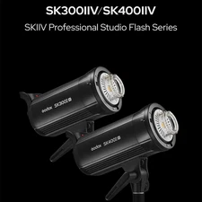 US GODOX SK400IIV (New Upgrade) SK400II Bowens Mount Photo Studio for Wedding