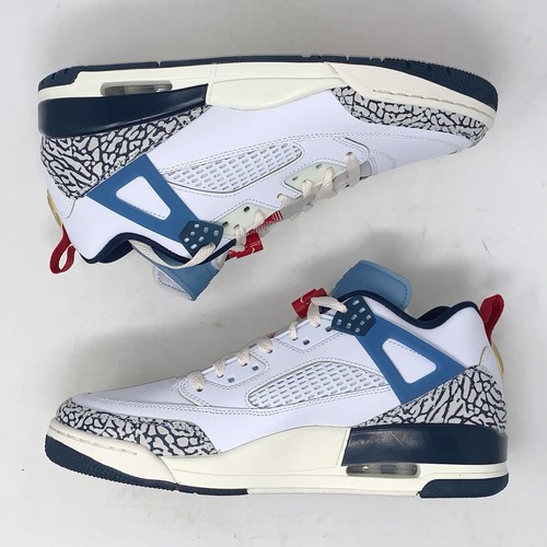 Air Jordan Spizike 'USA' White Cement Sneakers, Size 10 BNIB HM3712-164 - Picture 7 of 8
