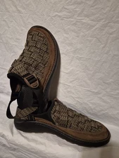 Chaco Mens Canyon Woven Clogs Hut Dark Sand Color Size 14M New With Box