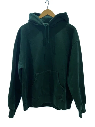 Felpa Supreme con cappuccio 24SS vernice L cotone verde usata