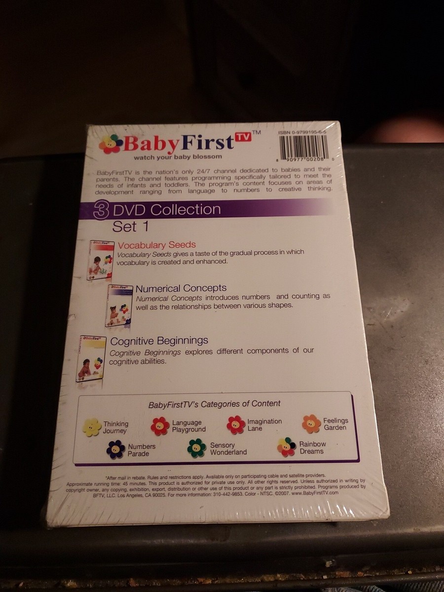 BABY FIRST TV-3 DVD COLLECTON SET 1 BRAND NEW SEALED | eBay