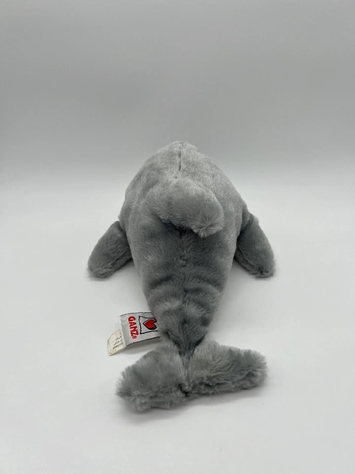 Ganz Webkinz Dolphin Plush Gray Toy Stuffed Animal Bottle Nose Soft Sea No Code - Image 4 of 4