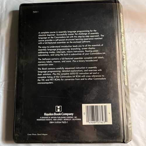 Commodore 64 Assembly Language Programming Bush & Holmes Hayden Book 1984 - Picture 2 of 4