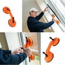 DOPPIA VENTOSA VETRI MANIGLIA SOLLEVAMENTO PIASTRELLI VETRATE 100KG TRASPORTO 