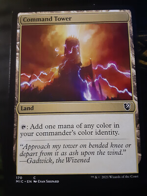 Command Tower , Commander Innistrad Midnight H , Near Mint , MTG