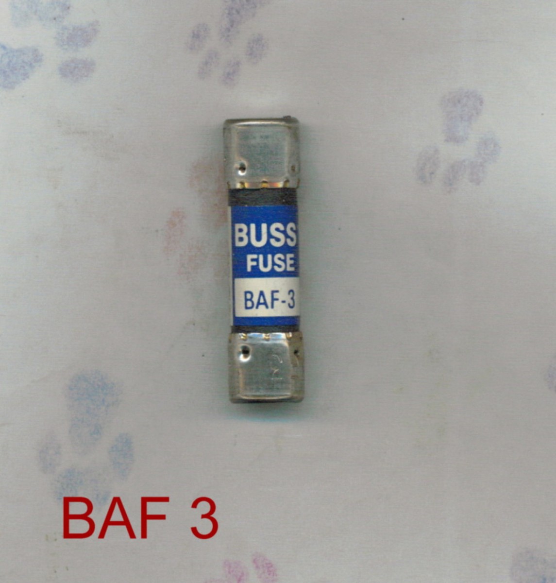 NEW BUSSMAN BAF3 FUSE 3 AMP 125 VOLT BAF-3 | eBay