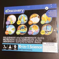 Discovery Kids 10-In-1 Science Lab Experiments 10 n 1 Kit Amazing Experiments