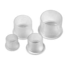 S, M, L, XL, Tattoo Ink Caps Cups Flat Base, Used to Hold Pigment or Ink 20%OFF&