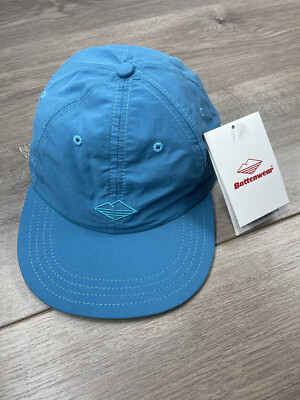 Battenwear Field Cap Blue Nylon Made In USA NWT