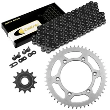 Black Drive Chain And Sprocket Kit for Yamaha YZ250F 2005-2009 2012