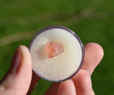 AUTHENTIC Strawberry Quartz Polished Freeform Gemstone Hematite - Kazakhastan