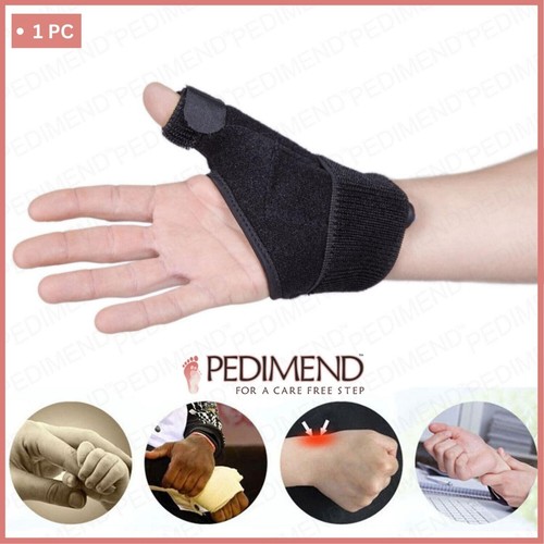 PEDIMEND Thumb Spica Support Strap Brace De Quervains Splint Tendonitis Sprain - Afbeelding 1 van 8