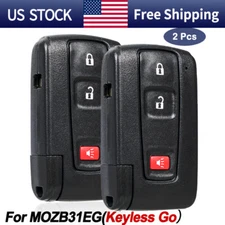 2 Proximity for Toyota Prius 2004-2009 Keyless-Go Smart Remote Key Fob MOZB31EG