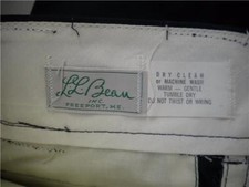 Womens Vtg 70's LL Bean Navy Blue Knickers Cropped Pants NWOT Size 6