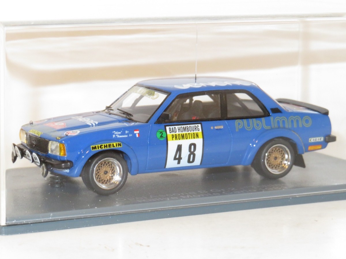Miniature Opel Ascona I2000 GR2 - JEMMPY N°48 Monte Carlo 1981 - 1/43
