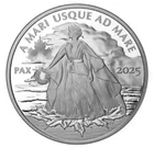 SHIP NOW 2025 $1 Canada Lady Peace Dollar  1 oz .999 Silver Proof Coin BOX COA