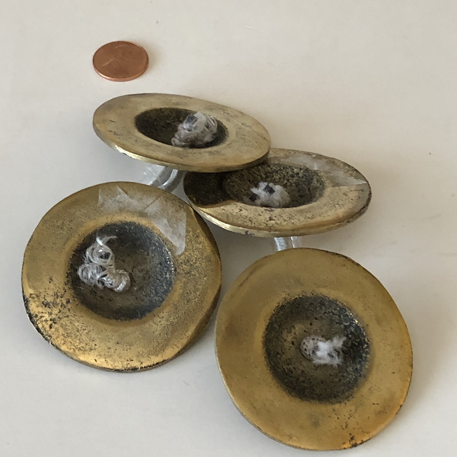 Vintage Finger Cymbals Percussions Belly Dancer Zills… Gem