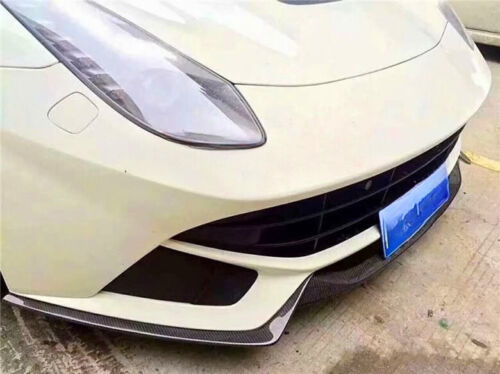 Real Carbon Fiber Front Bumper Lip Splitter For Ferrari F12 Berlinetta R Style - Picture 3 of 6