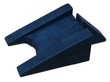 ACCLAIM Black Multi Angled Rubber Bowls Bowlers Umpire Measuring Wedge Marked