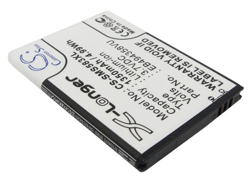 Batterie 1350mAh Pour SAMSUNG GT-S5830T, SCH-i579, P/N: EB494358VU - Zdjęcie 3 z 5