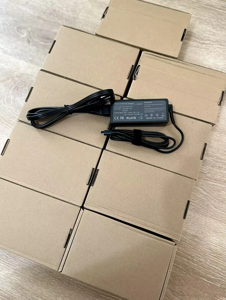 Lot of 10 Type-C Power Adapter Universal for Lenovo/ASUS/Acer/Dell Chromebook - Image 3 of 4