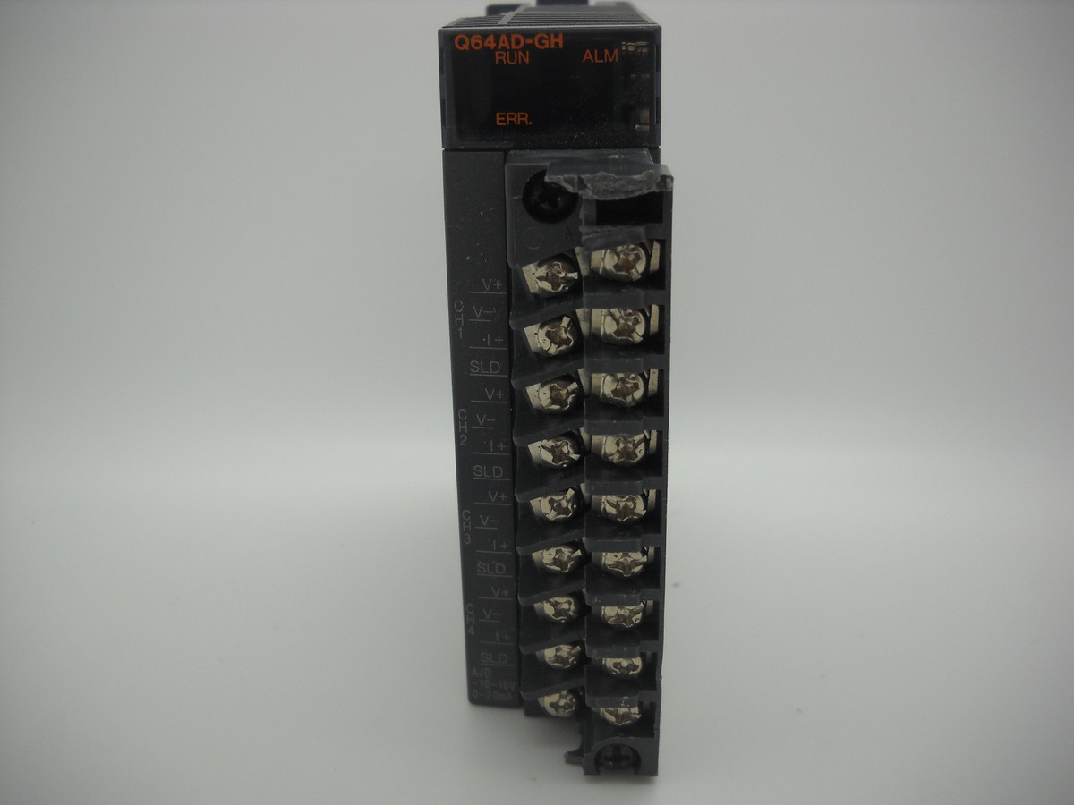 三菱 Q64AD Mitsubishi Q64AD-GH Isolated A/D Converter MELSEC-Q -10~10/0-20mA