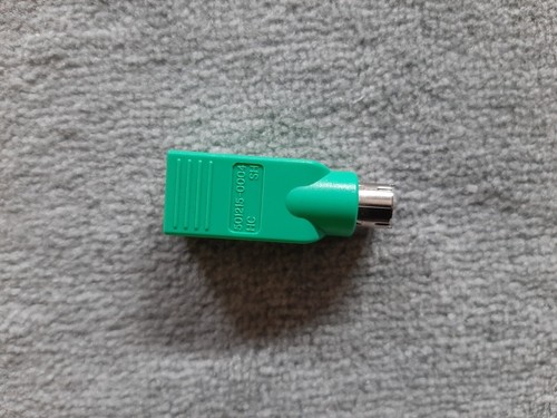 Adapter USB Buchse auf PS/2 Stecker (grün)