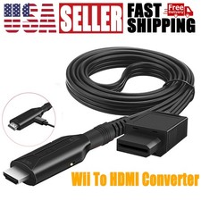For Conversion Cord Wii to HDMI Adapter Converter USB Cable High HD Plug Play