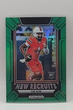 2025 Panini Prizm Draft Picks - New Recruits Cam Ward #16 Green Prizm (RC)