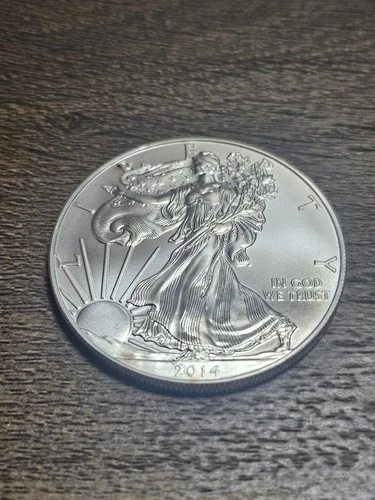 2014 WALKING LIBERTY SILVER DOLLARS  UNCIRCULATED