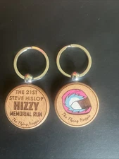 Steve Hislop Hizzy 21st Memorial Run  Commemorative Round Keyring