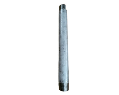 1'' x 12'' Stainless Steel Pipe Nipple, Schedule 40S, 304L, NPT Threaded