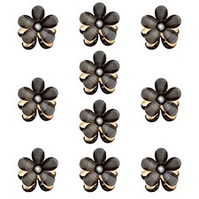 10 Pcs Mini Diamond Hair Claw Clips,Small Hair Clips Flower Hairpins Hair