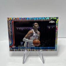 2025-26 Topps Chrome Jalen Williams #187 Silver Pulsar Refractor - Thunder