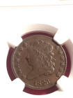 1826 1/2c Classic Head Half Cent C-1 NGC AU DETAILS - Environmental Damage *936* — photo 8