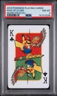 2016 POKEMON PLAYING CARDS MARIO PIKACHU KING OF CLUBS PSA 8