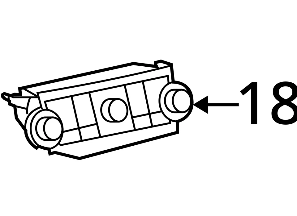 OEM Climate Control Heat/AC Front VIN K 5th Digit  08-10 HIGHLANDER 1301829 - Image 4 of 4