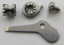 Bulova accutron 2182 218D ... clutch #407 + calendar/date quickset  + spring ...