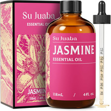 Jasmine Essential Oil 4 Oz, 100 Pure Natural Aromatherapy Oil for Diffuser, Ski