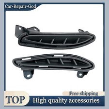 Front Bumper Face Bar Grilles Set Driver Passenger Side For Toyota Venza 2021-24