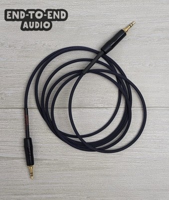 3.5mm TRS Auxiliary Audio Cable | Mogami Cable, Neutrik Gold 3.5, Braided Sleeve